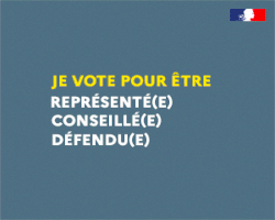 Je vote pour être représenté, défendu, conseillé